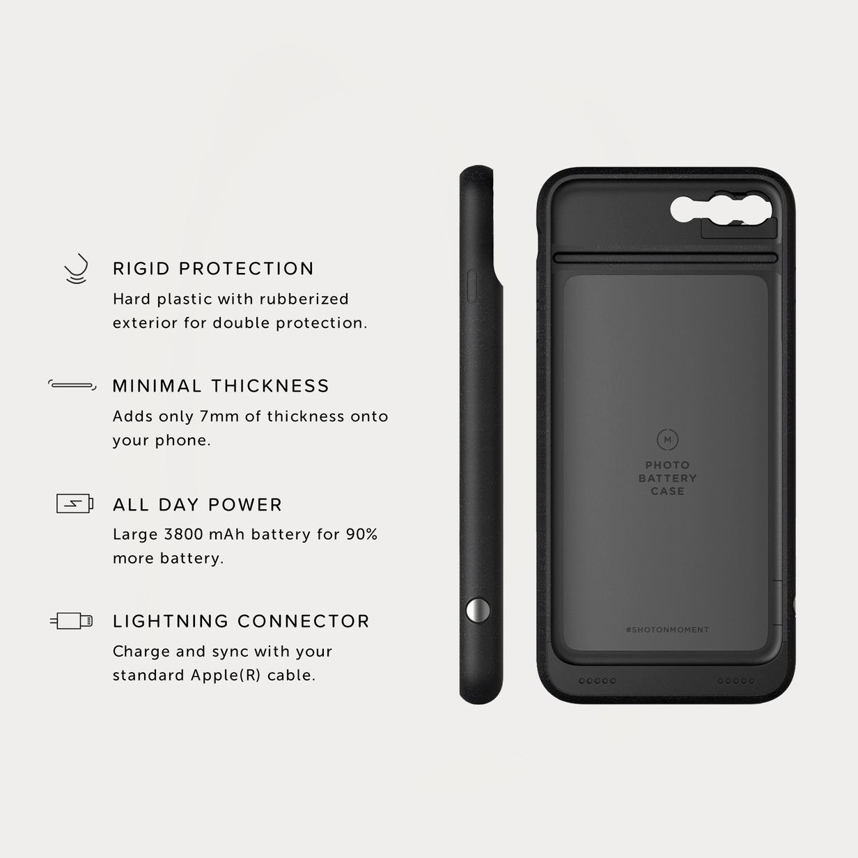 Iphone Battery Case Battery Case Iphone 7 8 Plus Black