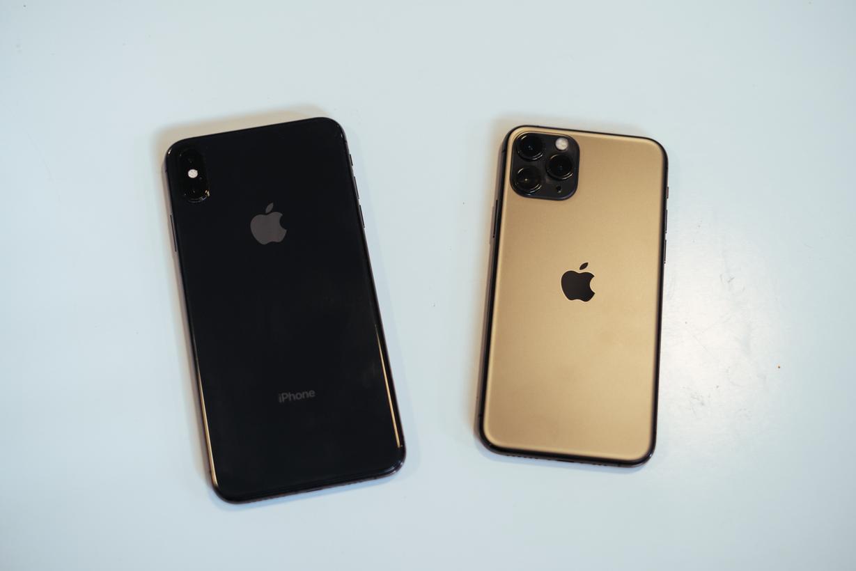 The iPhone XS has a smaller battery capacity than the iPhone X