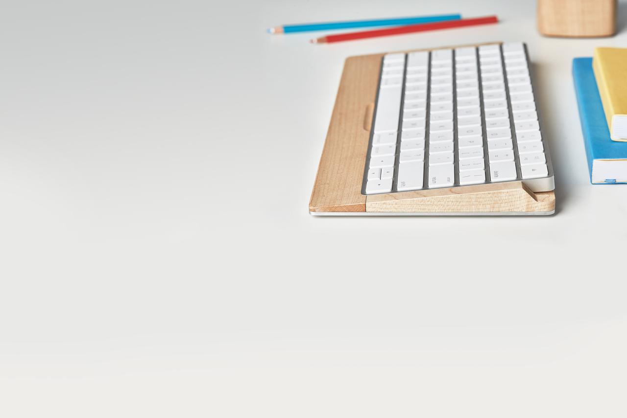 Grovemade maple desk collection keyboard galb D1 banner2