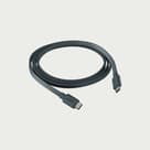 Shopmoment Ventev Charge Sync Flat USB C to USB C Cable 3 3ft rolled up