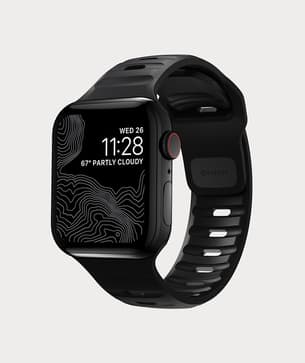 Moment Nomad NM01153085 Slim Sport Strap for Apple Watch Black thumbnail