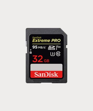 Moment San Disk Extreme Pro SDXC Memory Card 32 GB UHS I thumbnail