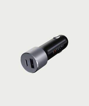 Shopmoment Satechi 72 W USB C PD and USB A Dual Port Car Charger 2