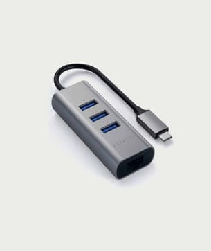 Shopmoment Satechi Type C 2 in 1 USB Hub with Ethernet 2