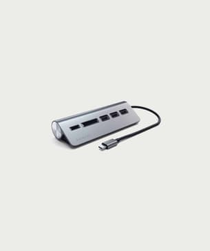 Shopmoment Satechi USB C Aluminum USB 3 0 Hub and Card Reader 1