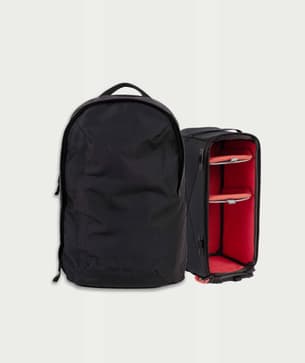 Shopmoment everything backpack bundle Black 28 bag and 4l insert