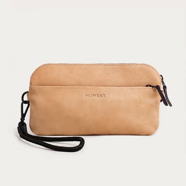 Moment Crossbody Wallet Bag Natural Leather 01