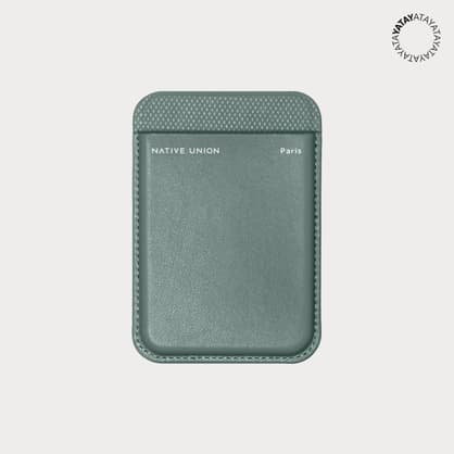 Moment Native Union RECLA GRN WAL Re Classic Magnetic Wallet Slate Green 01