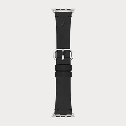 Moment Native Union STRAP AW S BLK Classic Leather Strap for Apple Watch 42 44 45mm Black 03