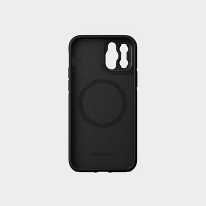 Moment Nomad NM01004585 Rugged i Phone Case Mag Safe i Phone 12 Pro Black Leather 05