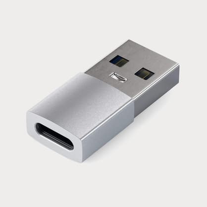 Moment Satechi ST TAUCS Satechi Aluminum USB A 3 0 to USB C Adapter Silver 01