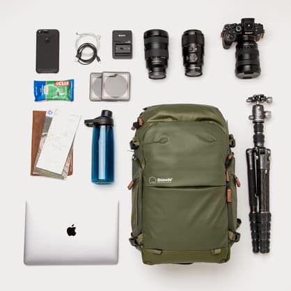 Moment Shimoda 520 153 Explore V2 25 Starter Kit with Small Mirrorless Core Unit Army Green 06