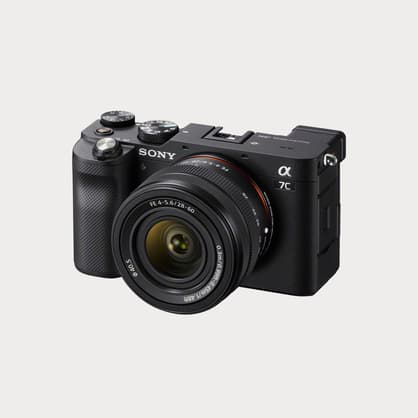 Sony Alpha 7C Full-Frame Mirrorless Camera Body + FE 28-60mm f/4-5.6 Lens -  Black (ILCE7CL/B)