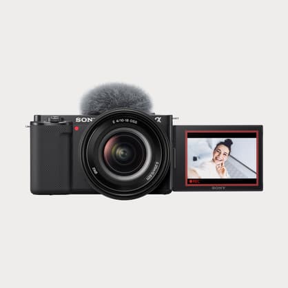 Moment Sony ILCZV E10 LB Sony Alpha ZV E10 APS C Interchangeable Lens Mirrorless Vlog Camera Kit 03