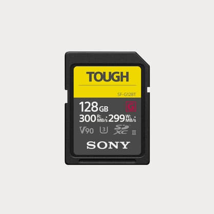 Moment Sony SFG128 T T1 128 GB SF G Tough Series UHS II SDXC Memory Card 01