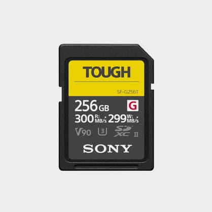 Moment Sony SFG256 T T1 Sony 256 GB TOUGH G Series UHS II SDXC Memory Card 01