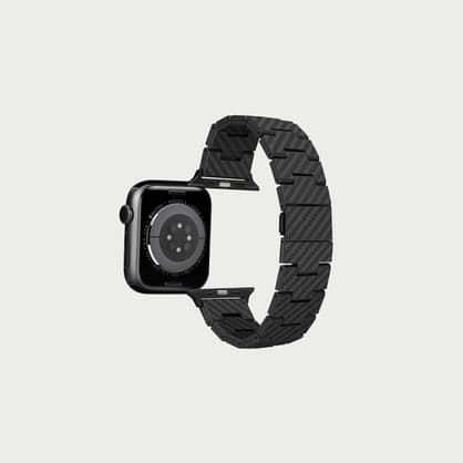 Shopmoment Pitaka Carbon Fiber Link Band for Apple Watch Retro 3