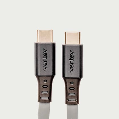 Shopmoment Ventev Charge Sync Flat USB C to USB C Cable 3 3ft 2