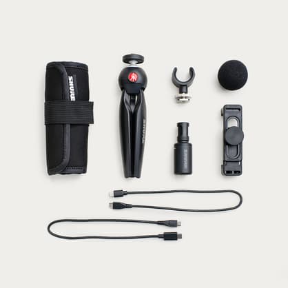 Shure MV88+ Microphone Video Kit for iOS and USB-C… - Moment