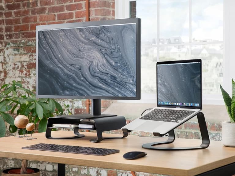 Moment Twelve South 12 1835 Curve Riser Monitor Stand lifestyle 01