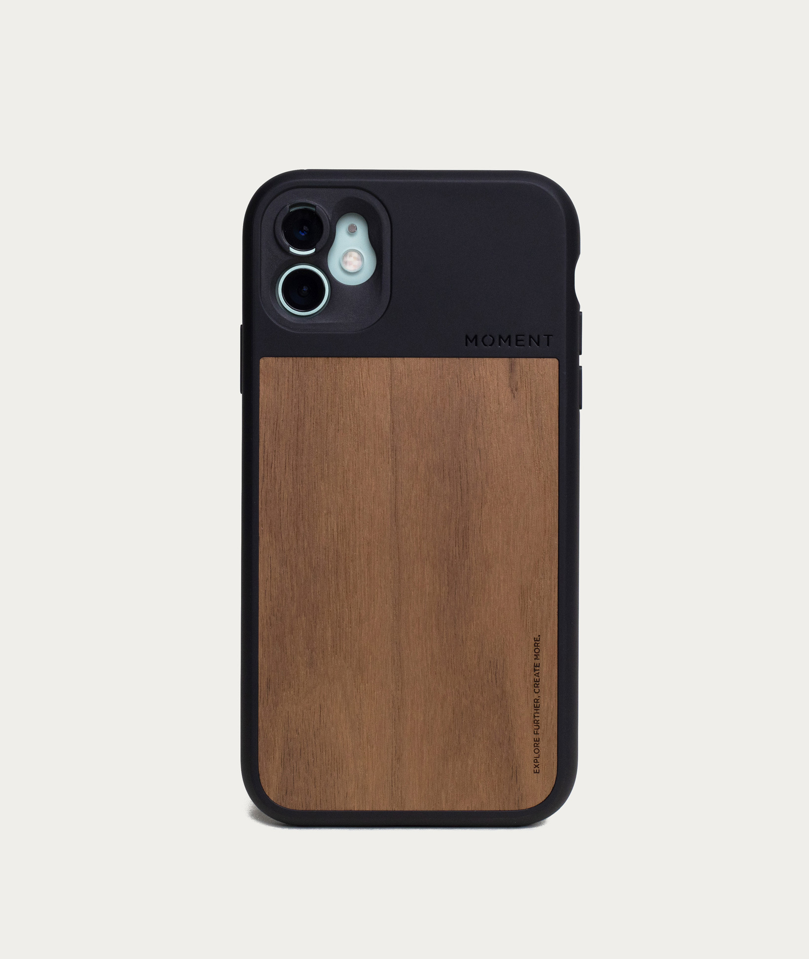 Moment Rugged Case for iPhone 11 with (M)Force - Walnut Wood…
