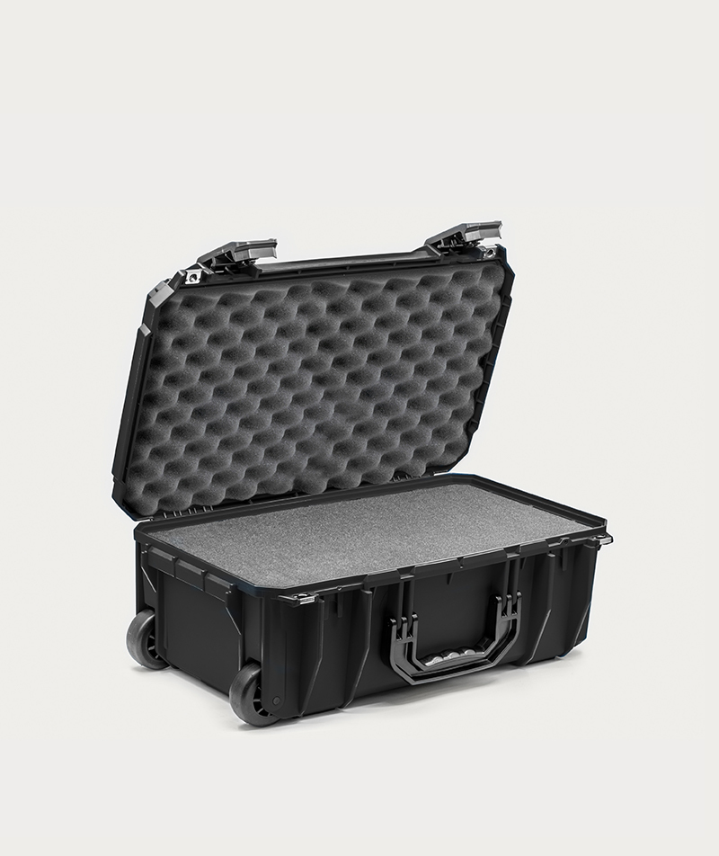 Evergreen 830 Wheeled Hardshell Waterproof Case 27L - Black w/ Foam Insert