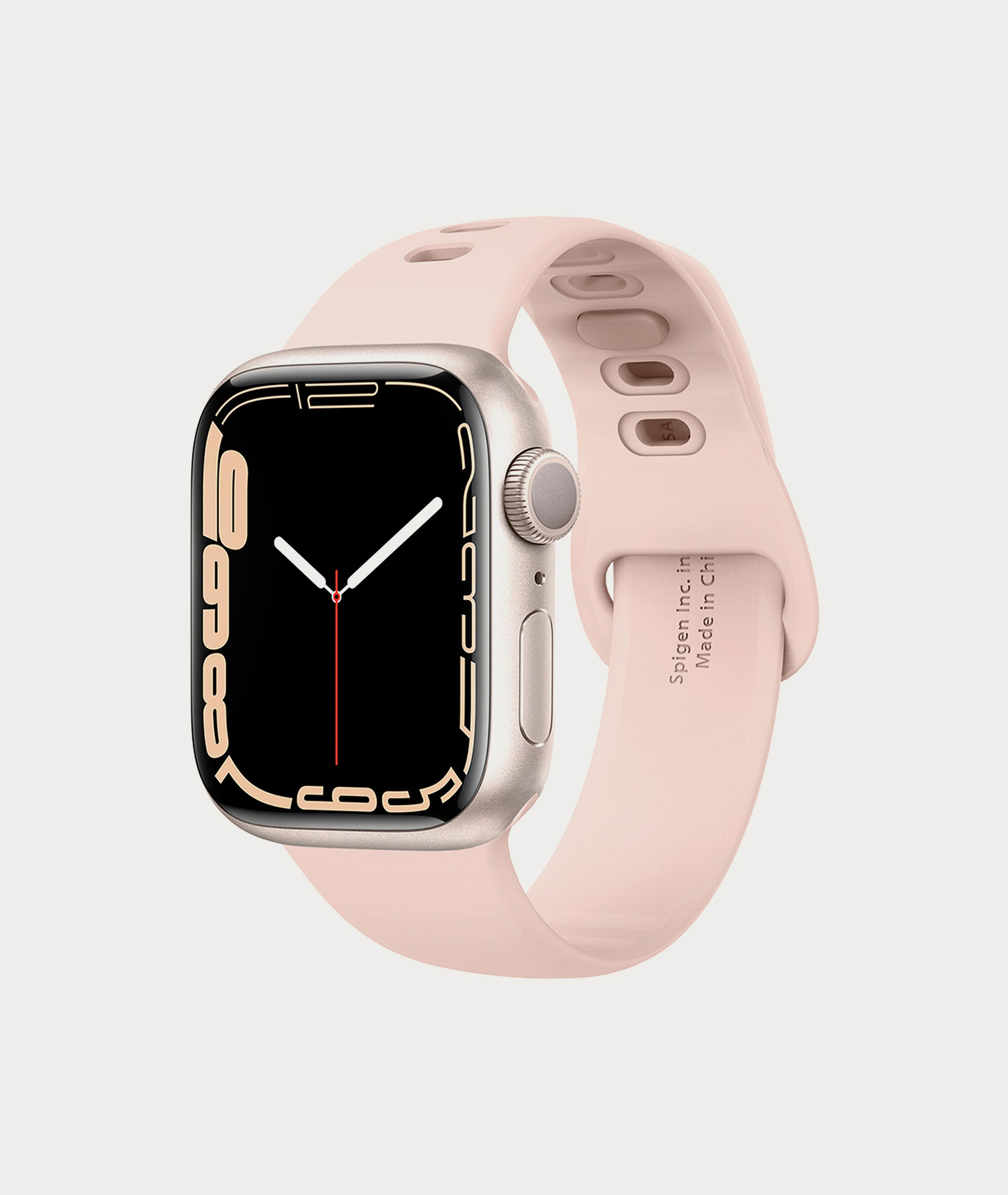 Band - Gold - Watch Silicone Moment - 45/44/42mm… Spigen Apple Rose