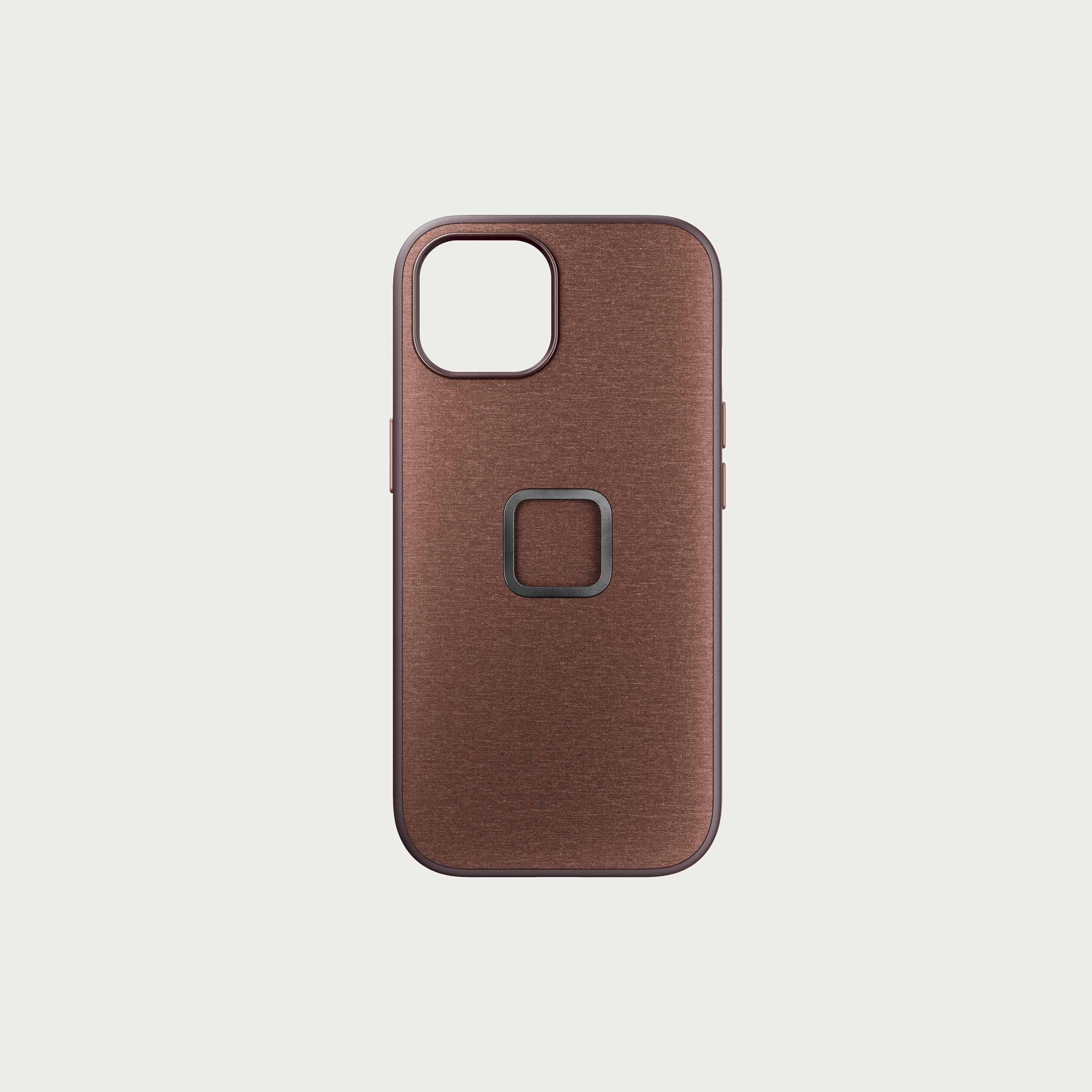 Peak Design Mobile Everyday Fabric Case iPhone 15 - Redwood… - Moment