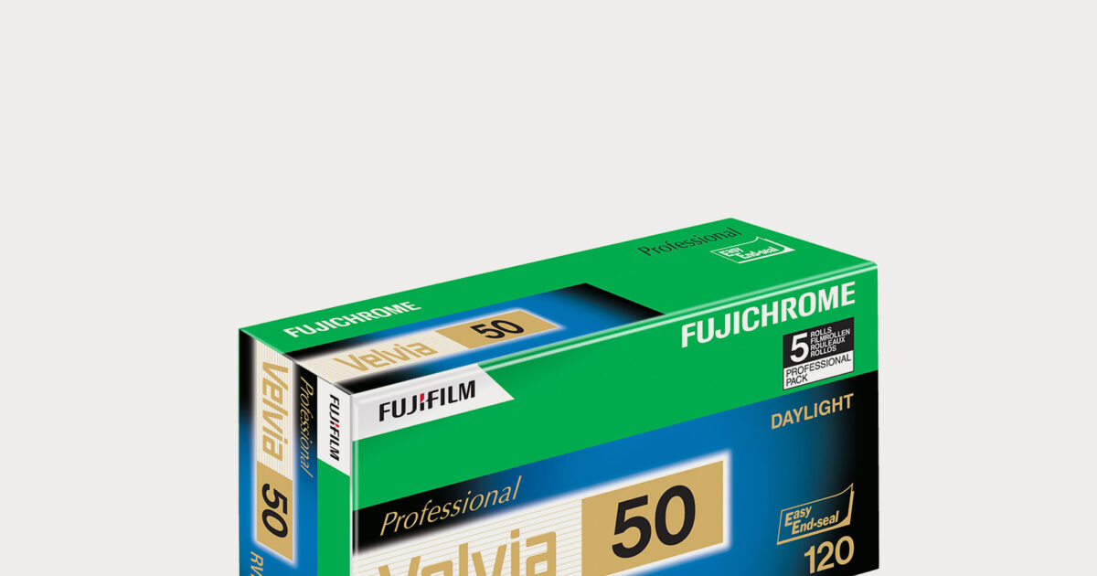 Fujifilm VELVIA 50 Color Reversal 120 Film - 5 pack… - Moment