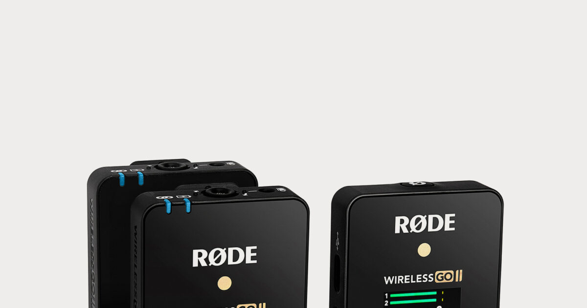 RØDE Microphones Wireless GO II - Compact Microphone System - Dual  Transmitter (WIGOII)