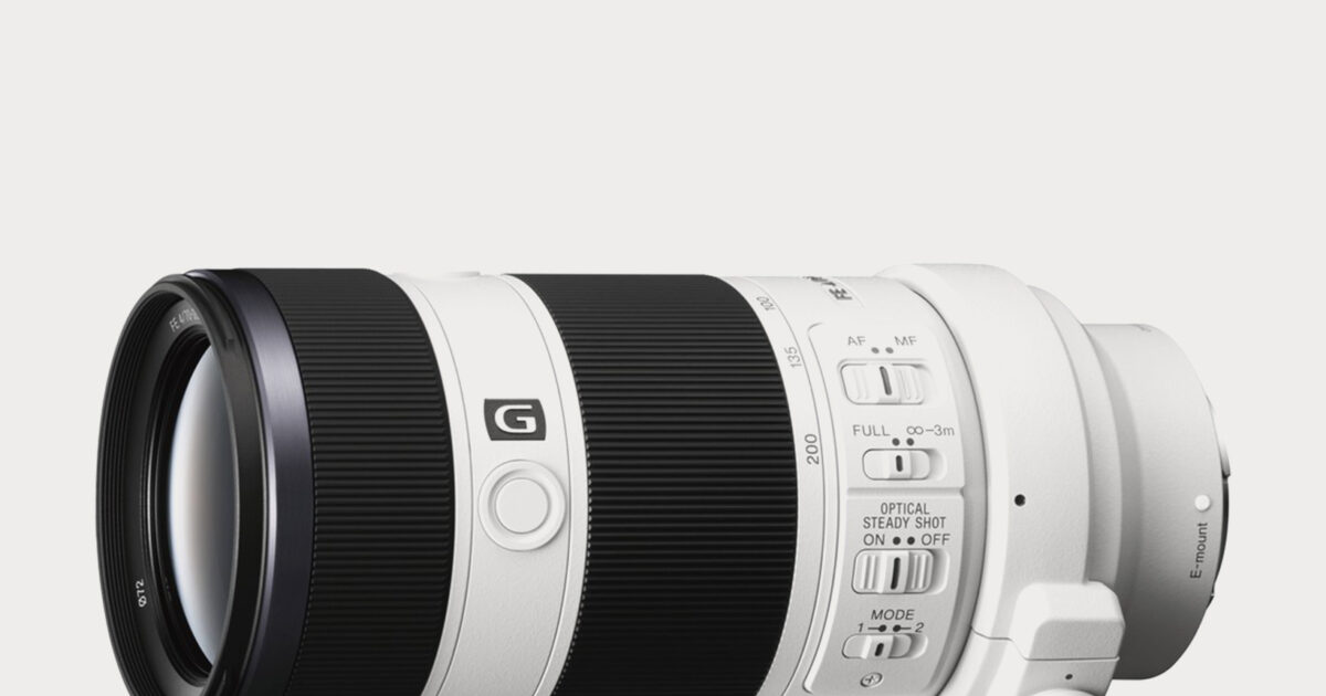 Sony FE 70-200mm f/4 G OSS Lens (SEL70200G)
