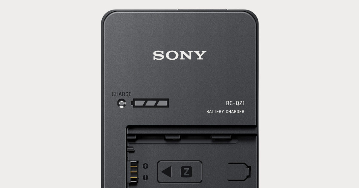 Sony Battery Charger for NP-FZ100 (BCQZ1) - Moment