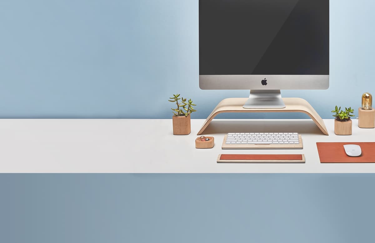 Grovemade maple desk collection group galb D1 banner