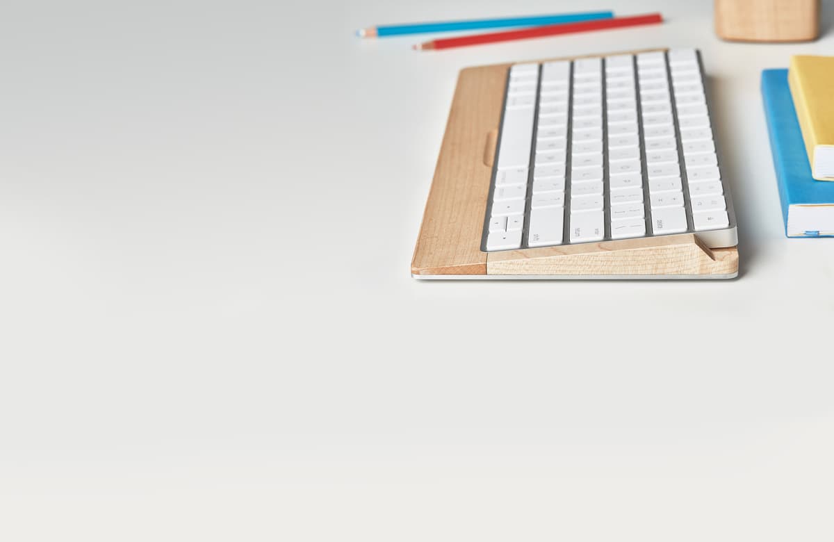 Grovemade maple desk collection keyboard galb D1 banner2