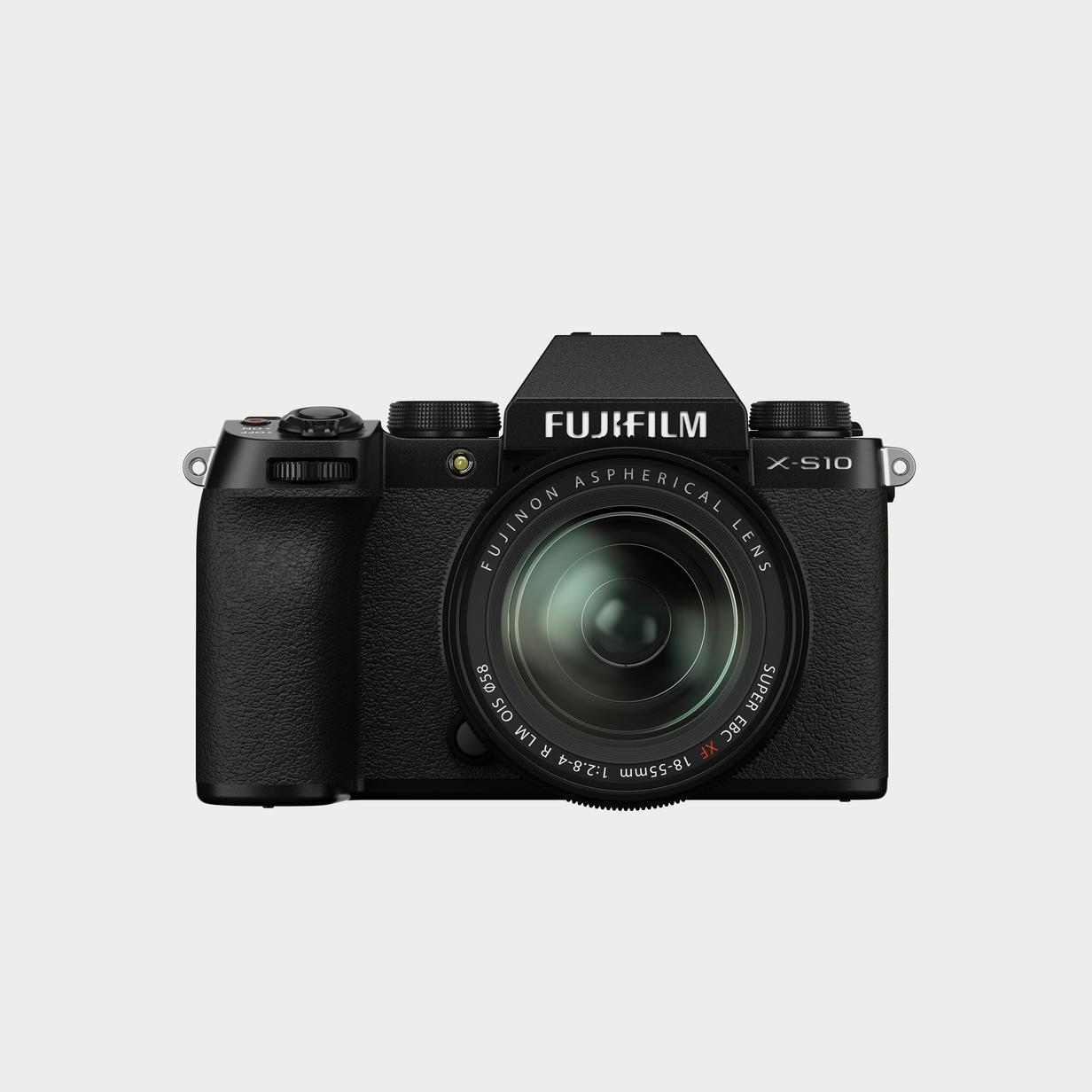 Moment Fujifilm 16674308 X S10 Body with XF18 55mm Lens Kit Black 01
