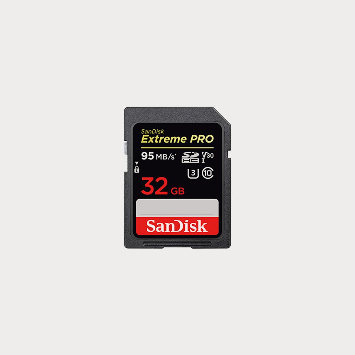 Moment San Disk Extreme Pro SDXC Memory Card 32 GB UHS I 001