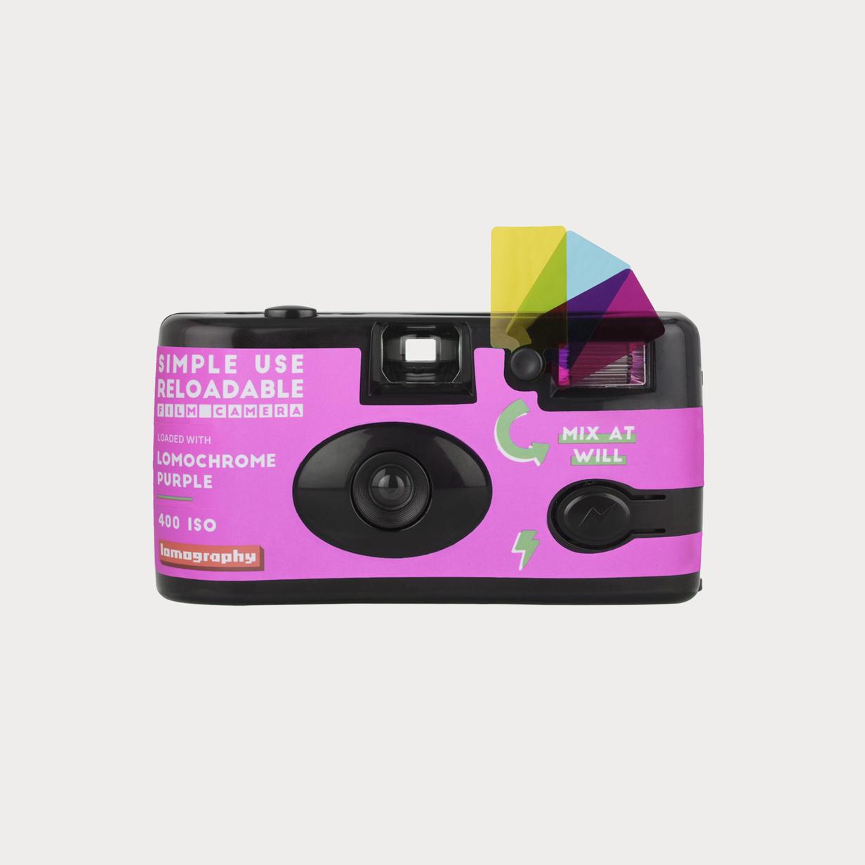 Moment lomography SUC100 LC 27 Simple Use Camera Lomo Chrome Purple 01