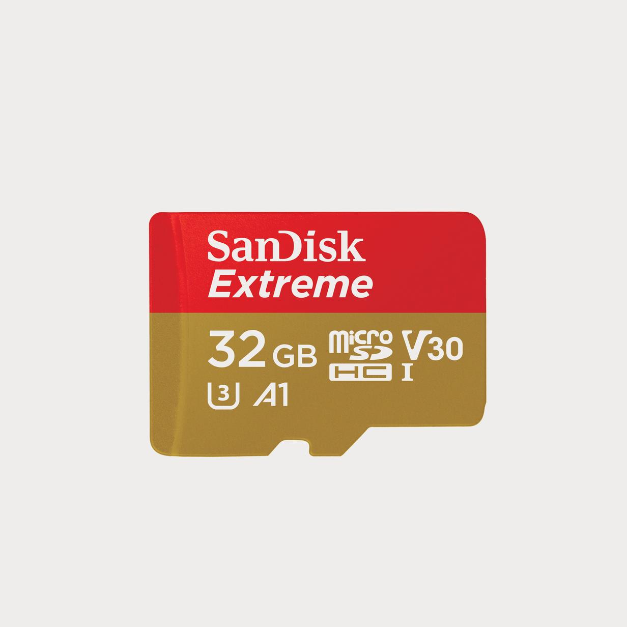 Moment sandisk SDSQXVF 032 G AN6 MA San Disk Extreme micro SDHC Memory Card 32 GB 01