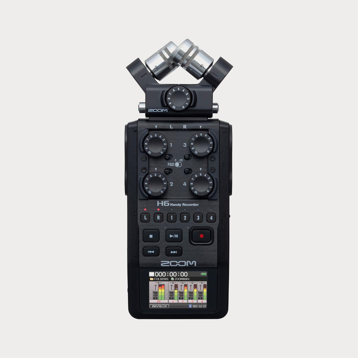 Moment zoom ZH6 AB H6 Handy Recorder All Black 01