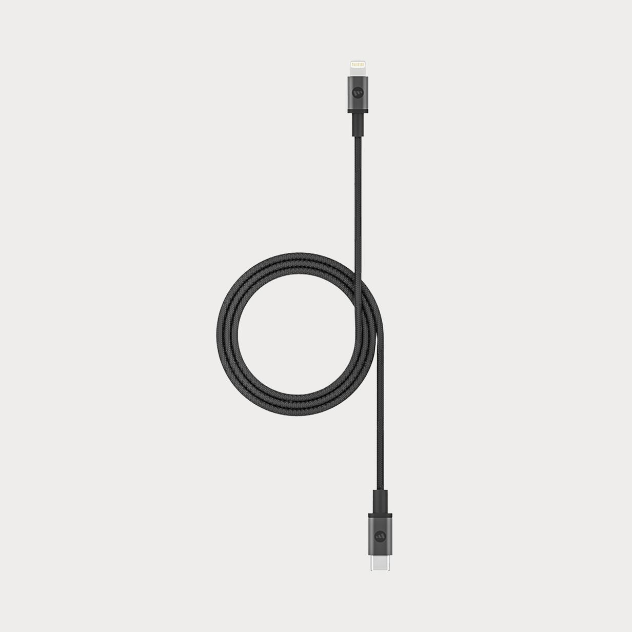 Mophie 409903289 USB C to Apple Lightning Cable 3 ft Black 01