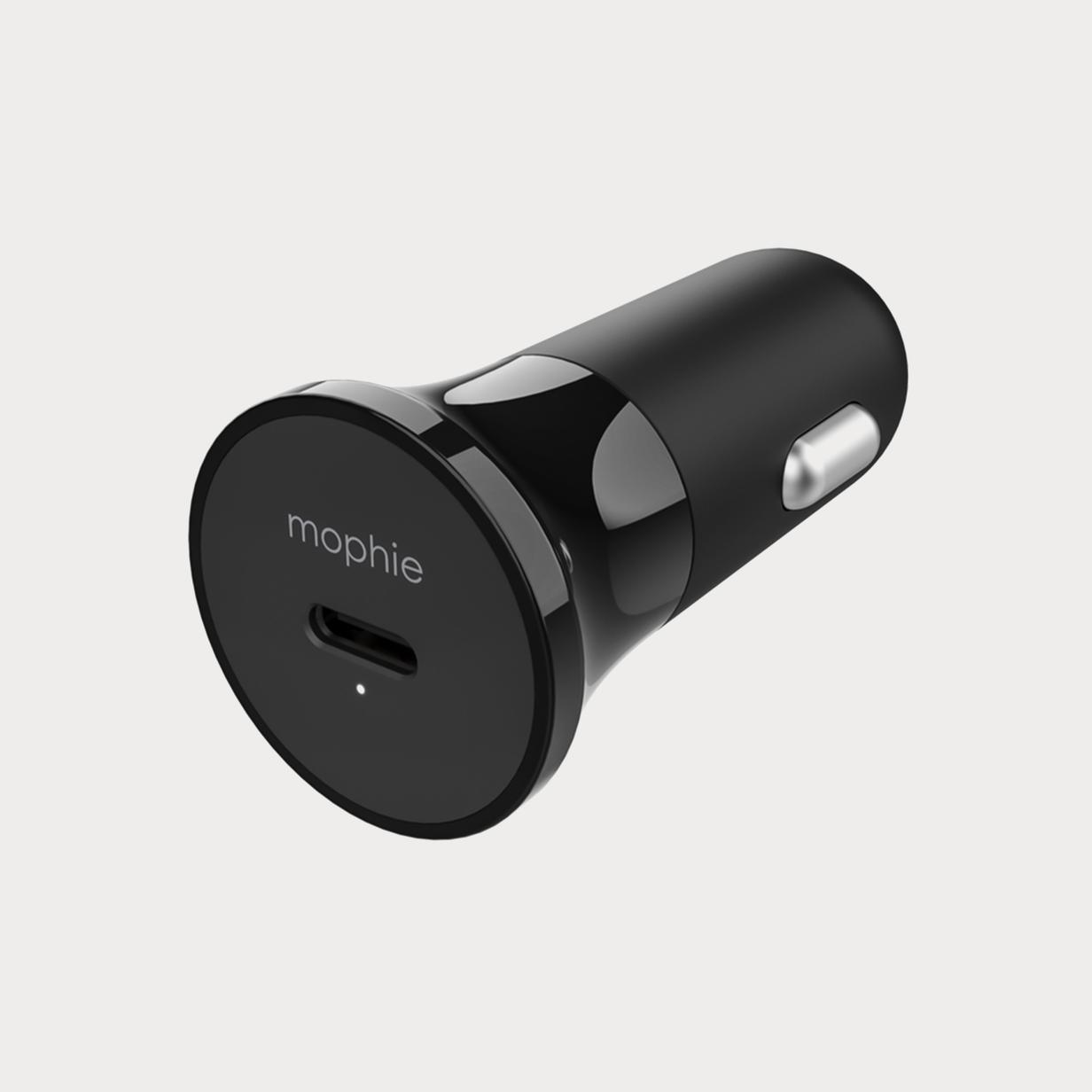 Mophie 409905969 Single Port 18 W Car Charger USB C PD Adapter 01