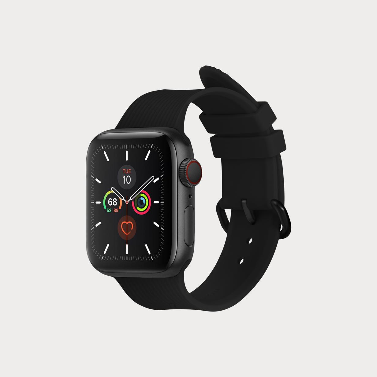 Native Union CSTRAP AW S BLK Curve Silicone Straps for Apple Watch 40mm Black 01