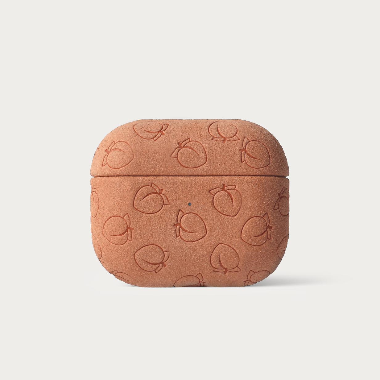 Sara Dietschy Peachy Pods for Airpods 3 - Peachy Print- Front View
