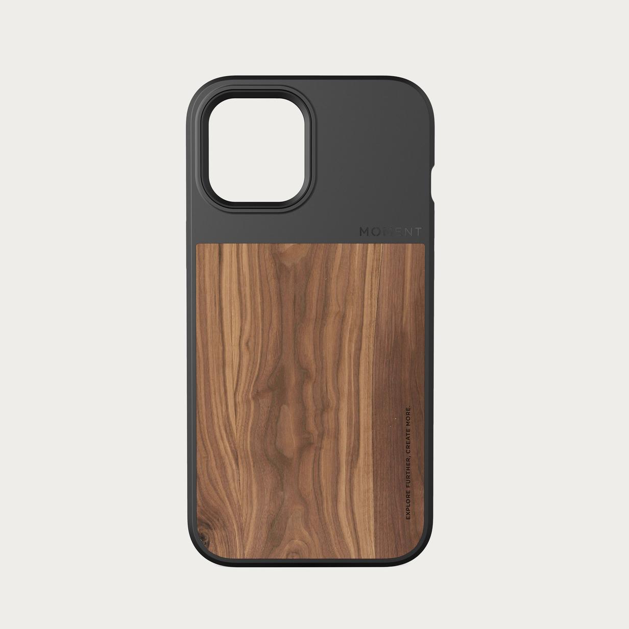 311 123 Moment i Phone12 Pro Max Case walnut wood 1