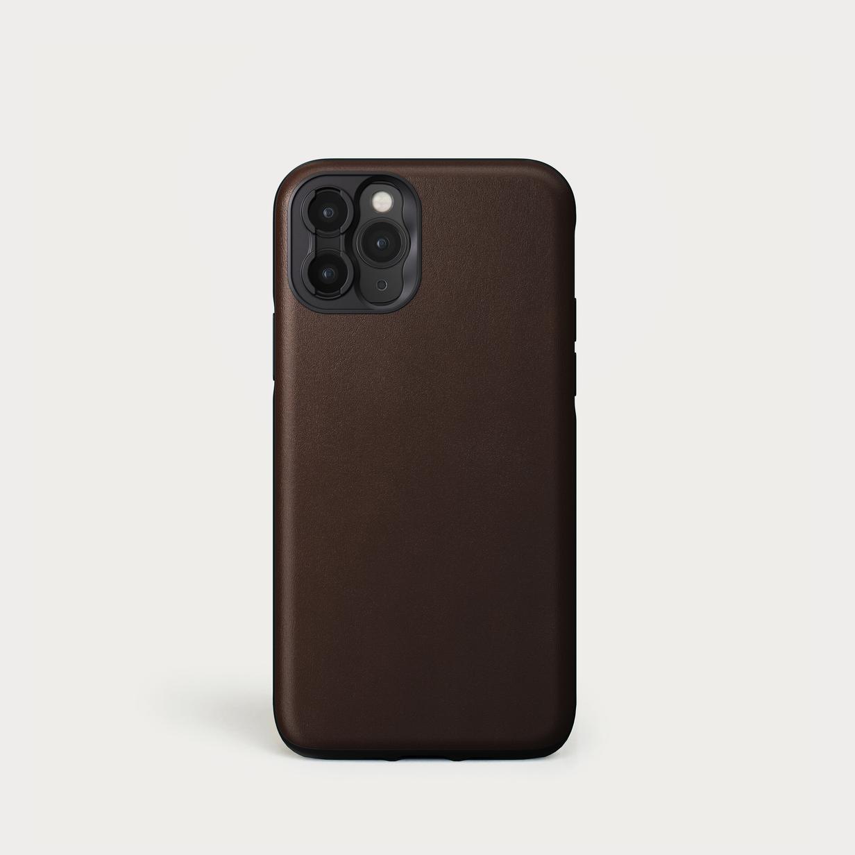 Nomand NM21 WR0 R60 i Phone11 Pro Rugged Leather Case Brown Moment 01