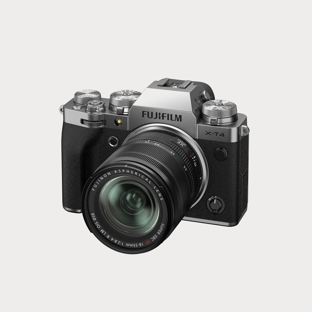 Moment fuji 16652881 X T4 Mirrorless Digital Camera with XF18 55mm F2 8 4 Kit Silver 01