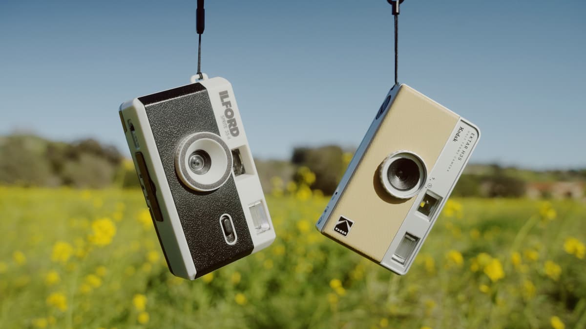 Two Affordable 35mm Film Cameras | Kodak H35 Half-Frame & Ilford Sprite 35-II